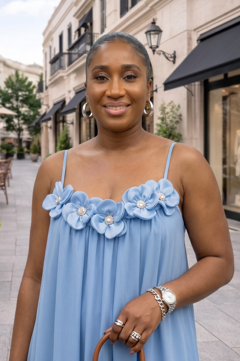 Zinnia Linen Dress