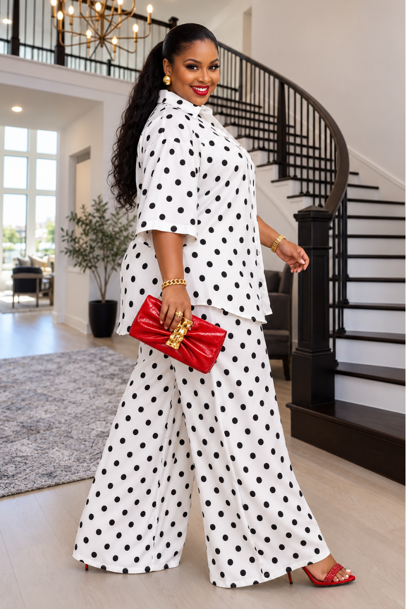 Avelora Polka Dot Set
