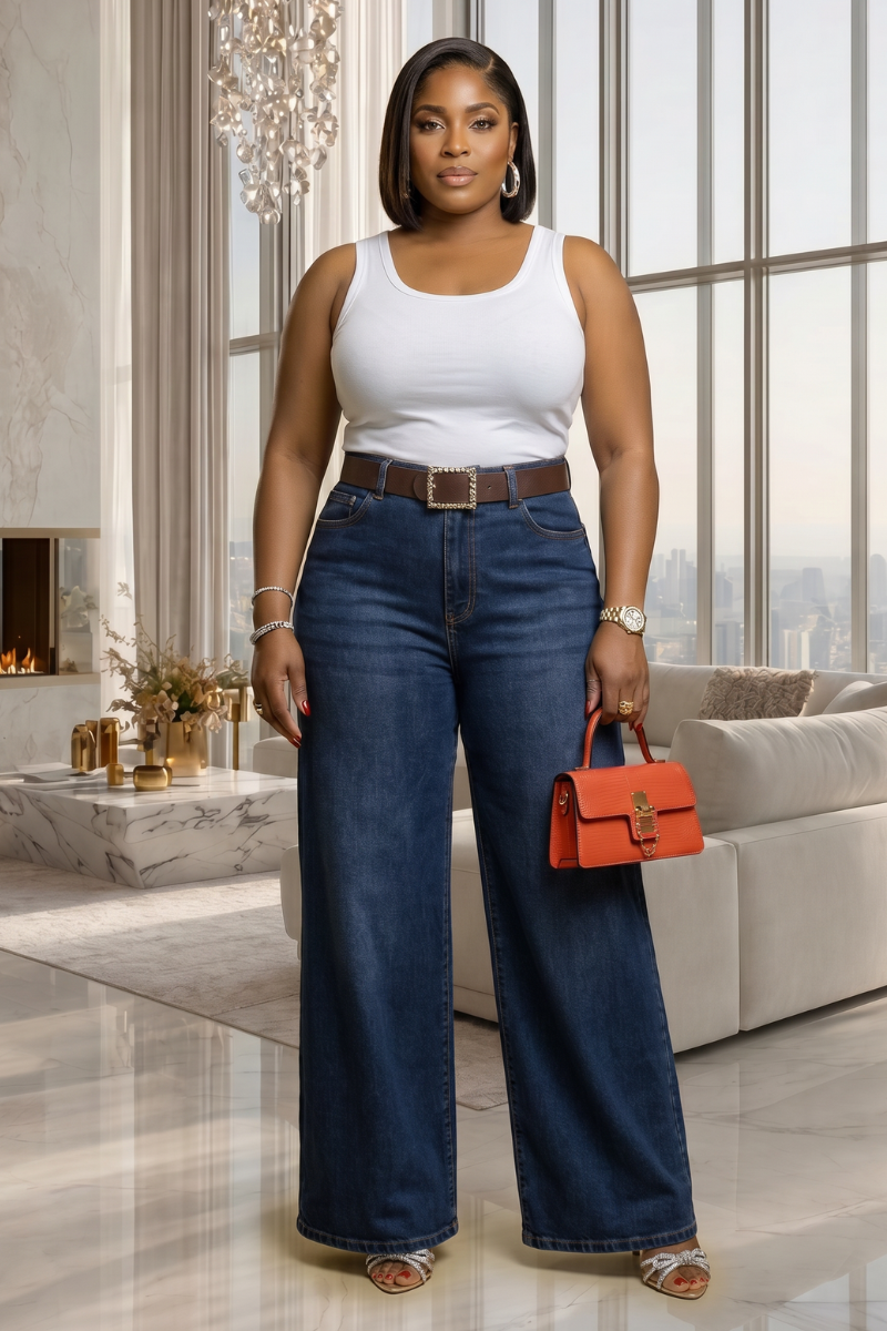 Sierra Jeans mit Gürtel