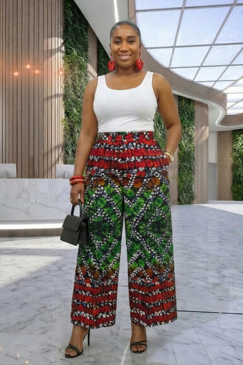Miwa African Print Pant