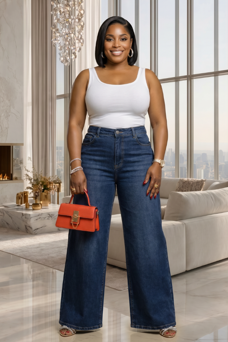 Sierra Jeans mit Gürtel