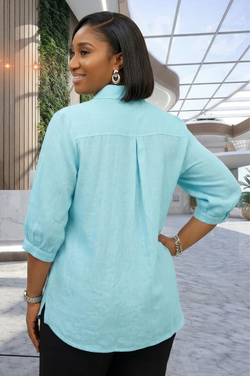 Lily Shirt - Aqua