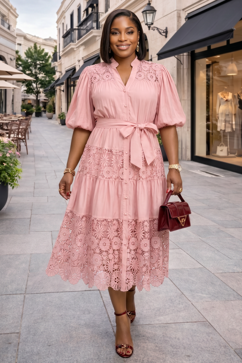Carina Dress - Pink