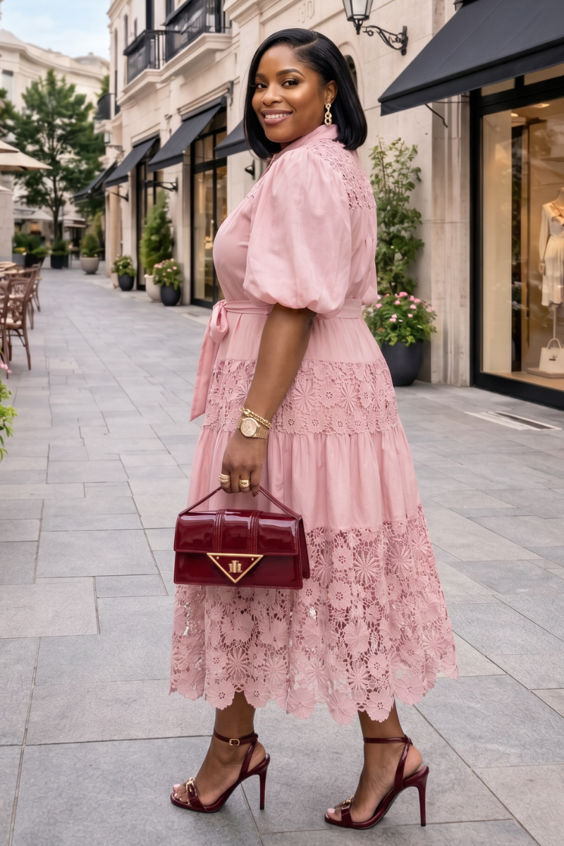 Carina Dress - Pink