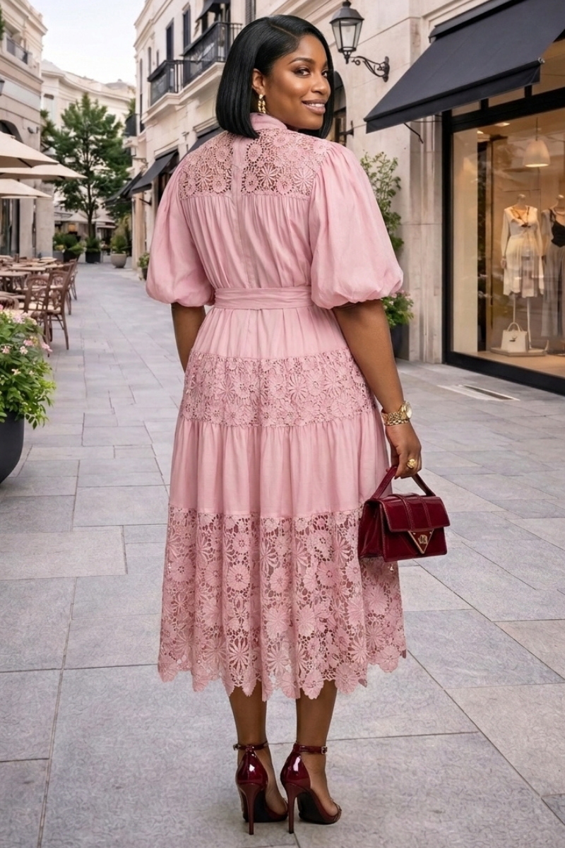 Carina Dress - Pink