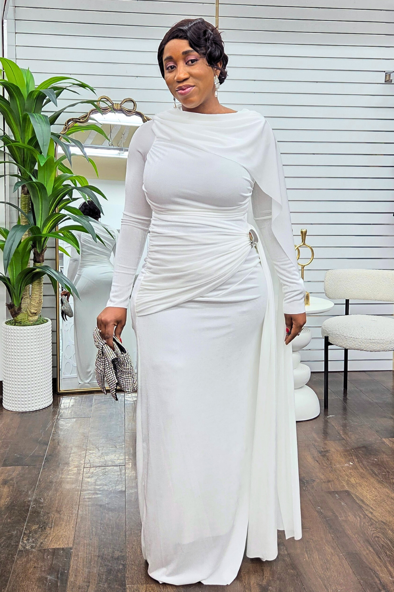 Soraya Regal Dress - White