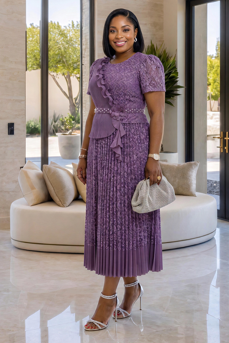 Cirelle Pleated Dress