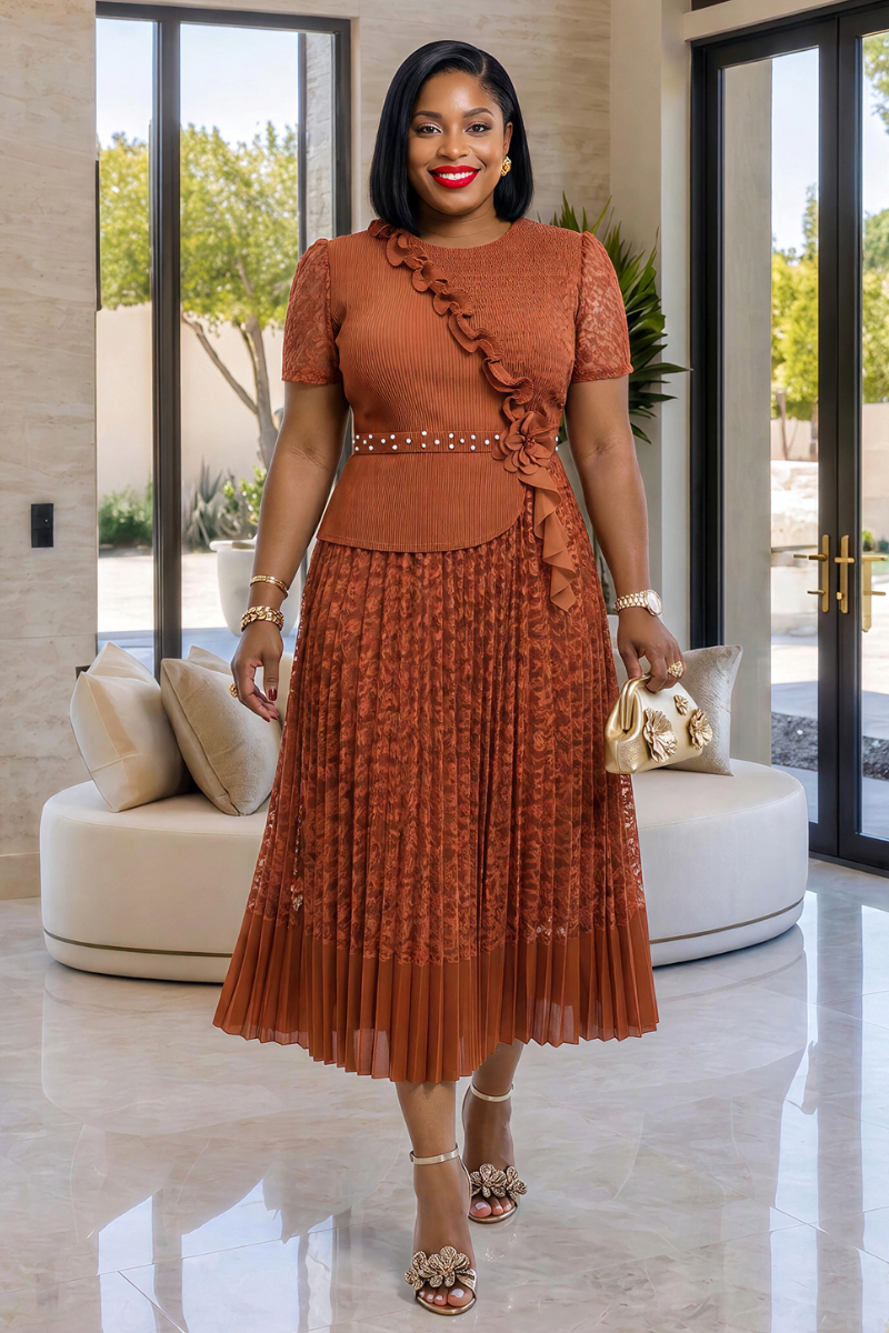 Cirelle Pleated Dress