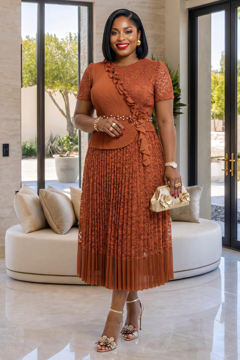 Cirelle Pleated Dress