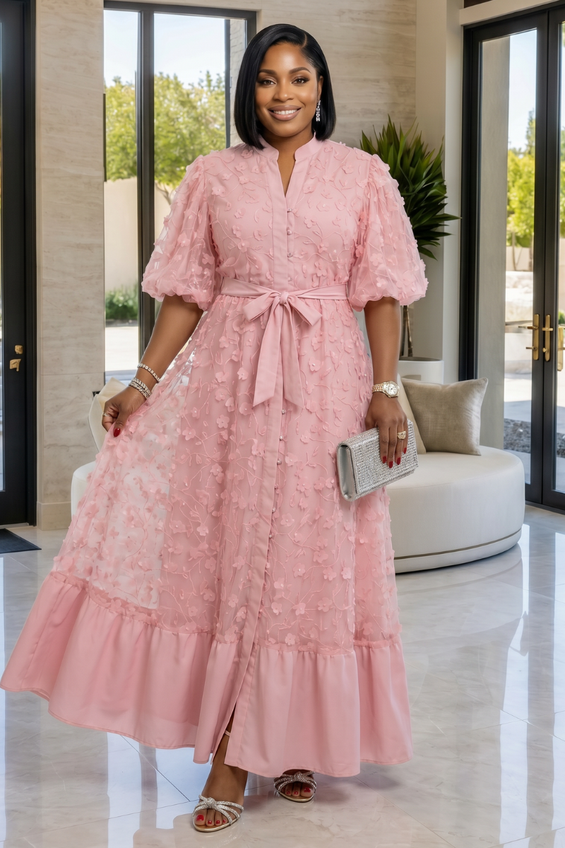 Florienne Blütenkleid - Pink