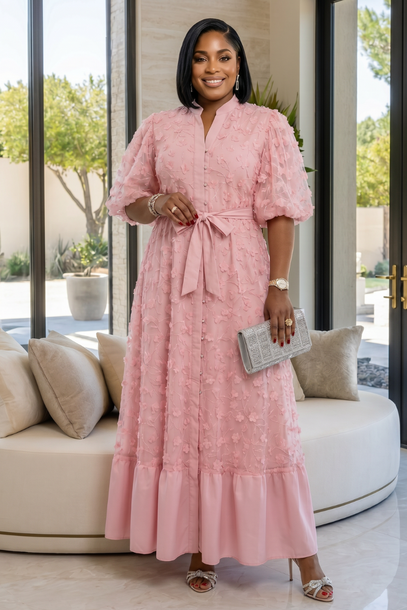 Florienne Blütenkleid - Pink