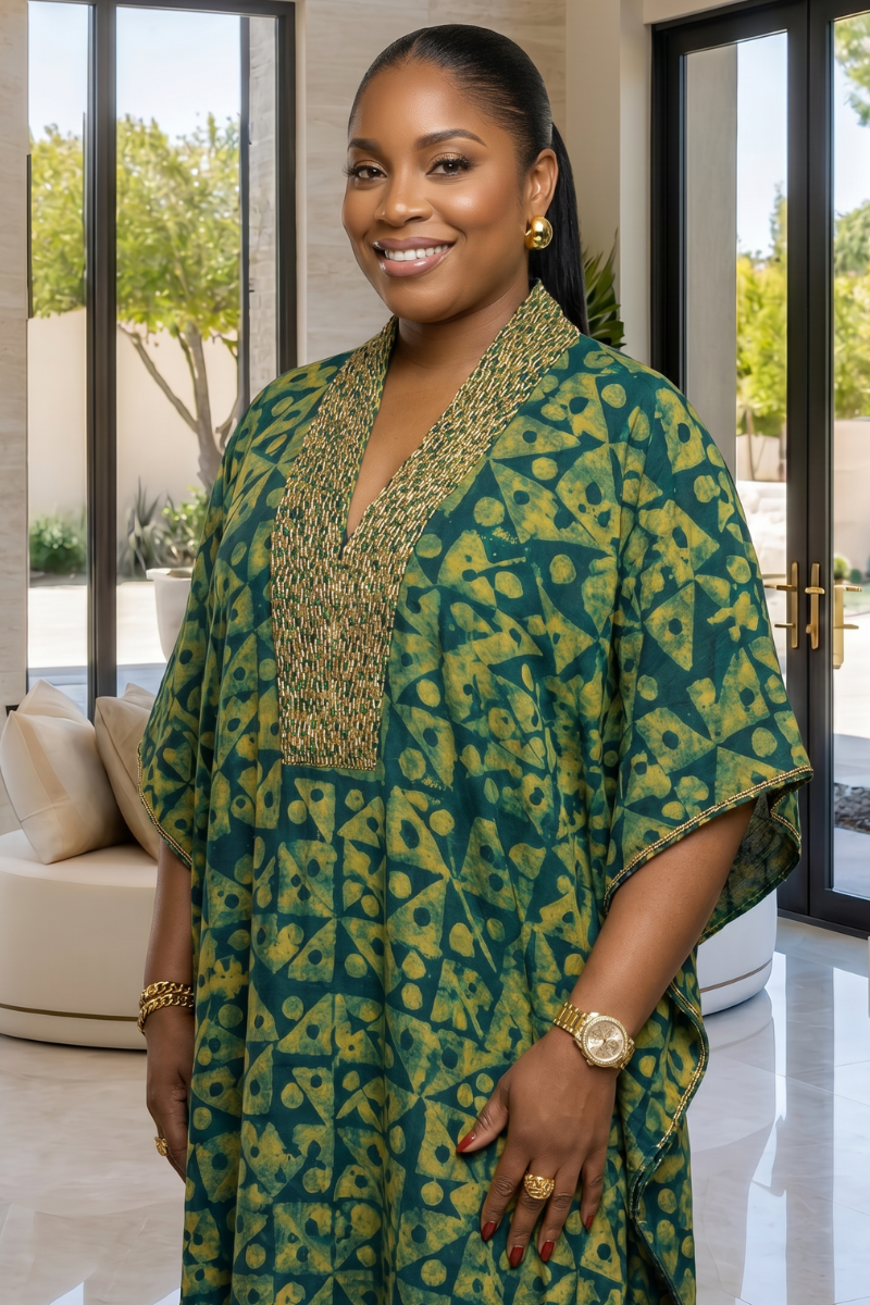 Adunni Luxe Perlen-Boubou
