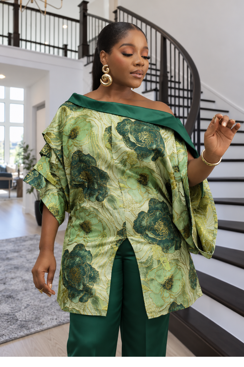 Zikora Brocade Set
