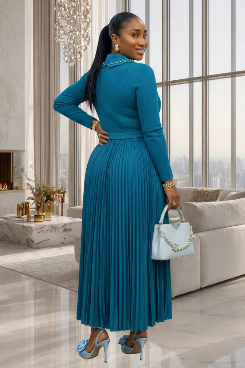 Mandy Dress - Blue