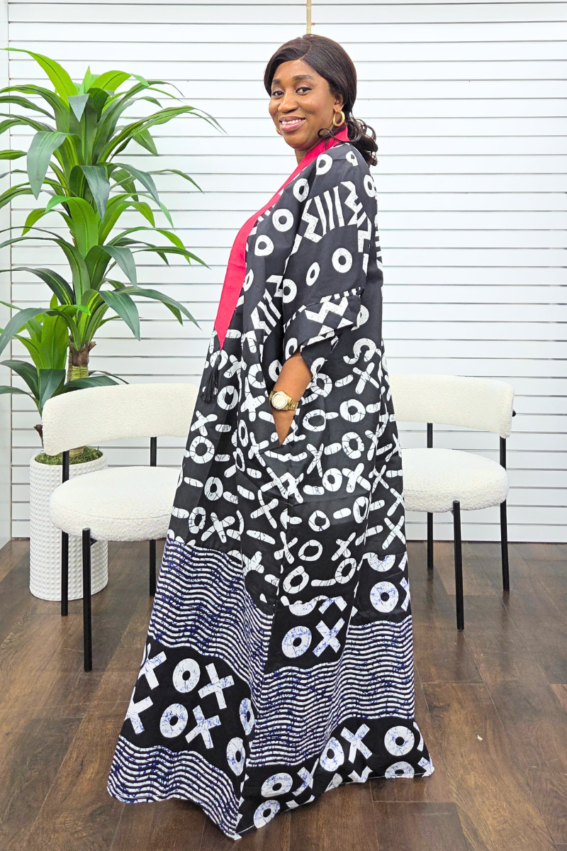 Ewa Monochrome Patch Boubou