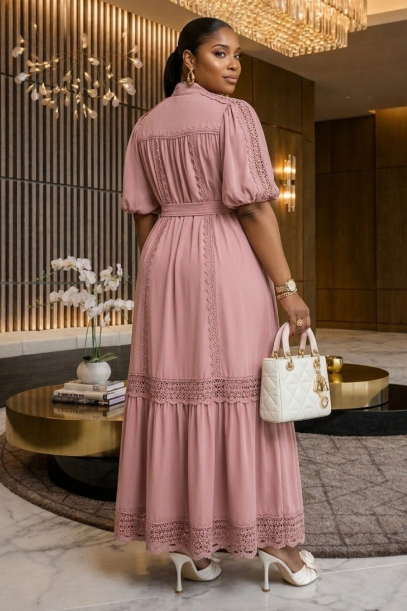 Candace Dress -Mauve