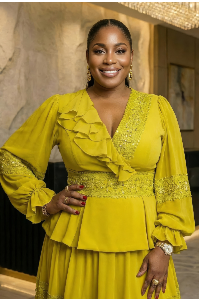 Korsh Peplum Maxi Dress