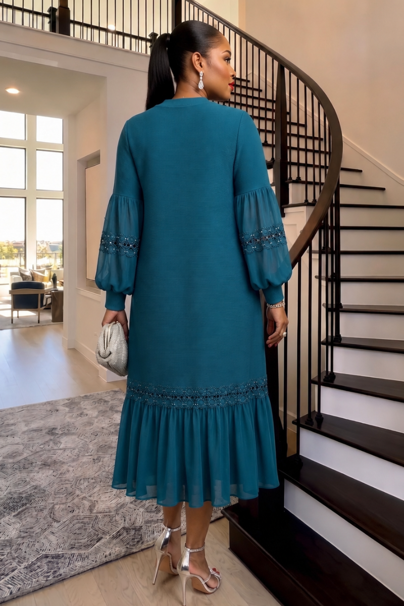 Vivica Dress - Teal