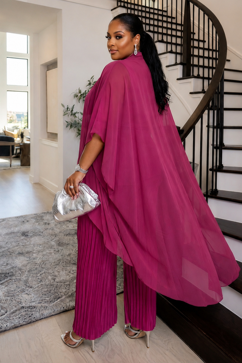 Kamari 3-PC Kimono & Pant Set