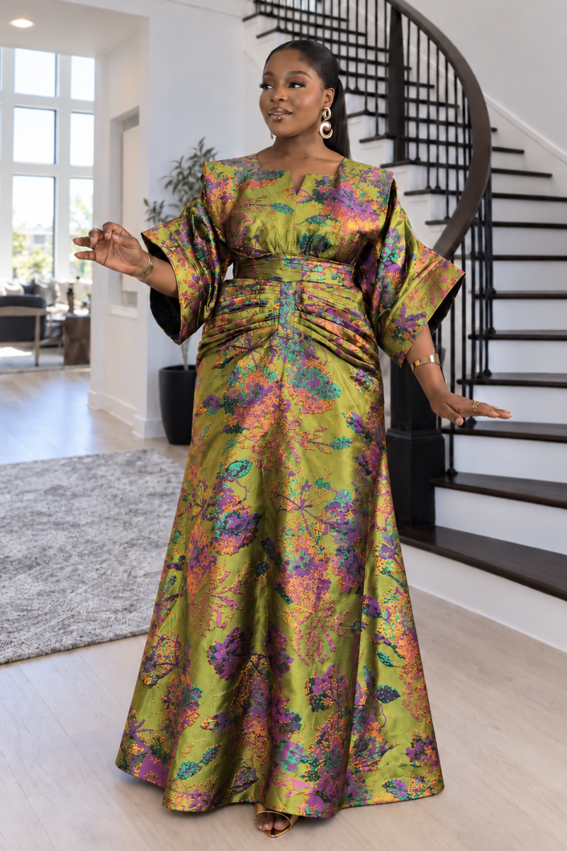 Ariyike Brocade Maxi Dress