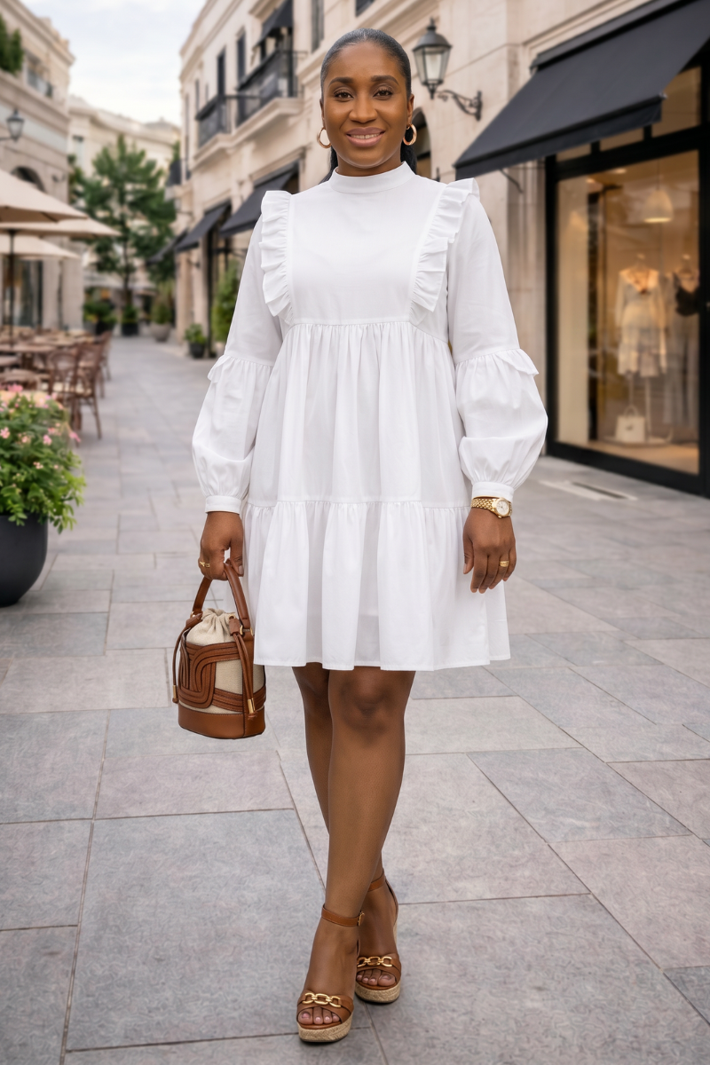 Nicotine White Dress