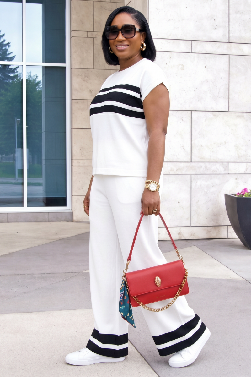 Tilly 2pc Knit Set - White