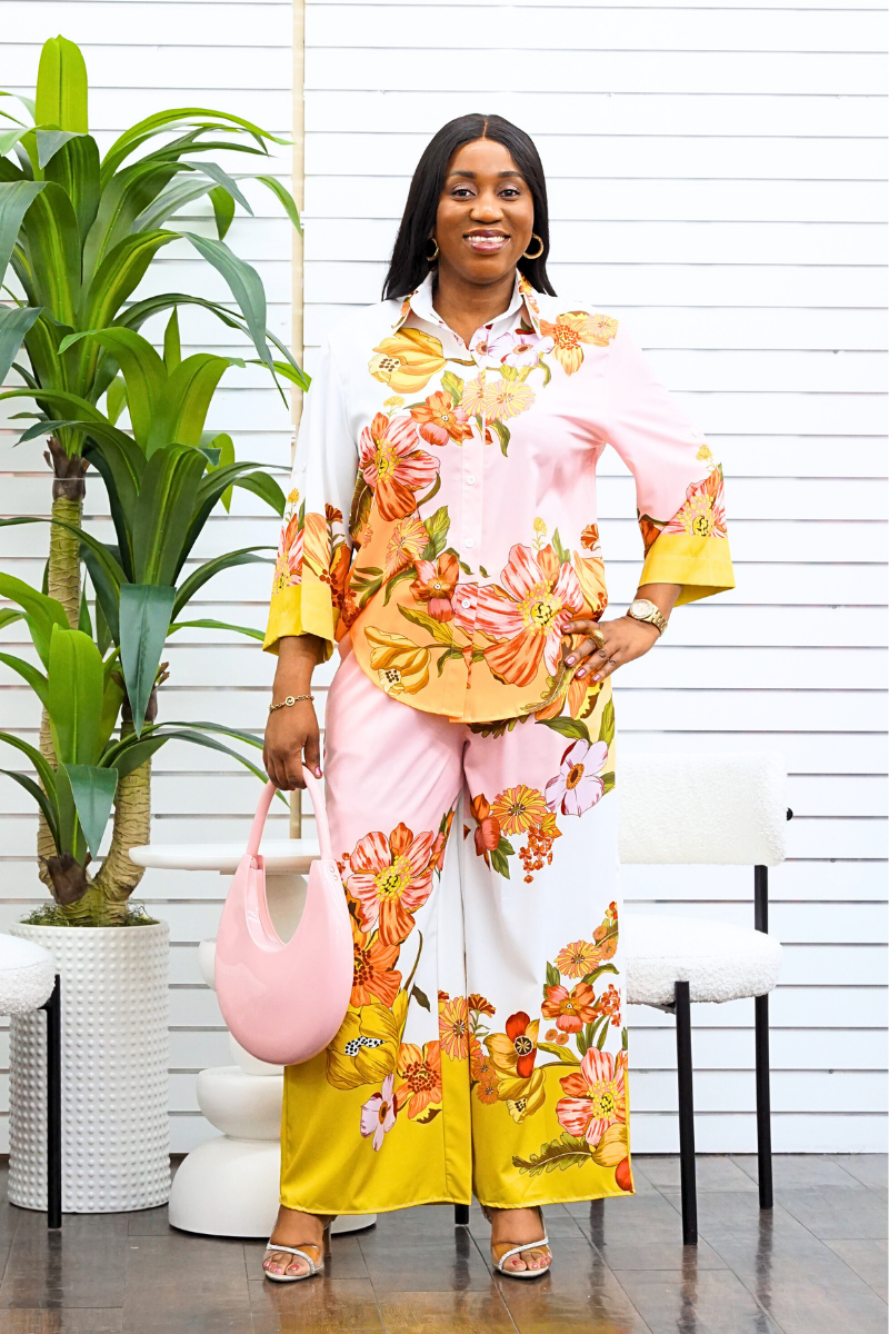 Willow 2Pcs Floral Trouser Set