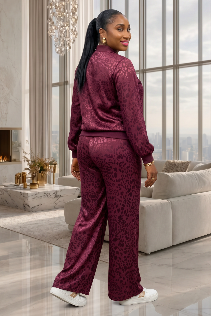 Cleo Set - Burgundy