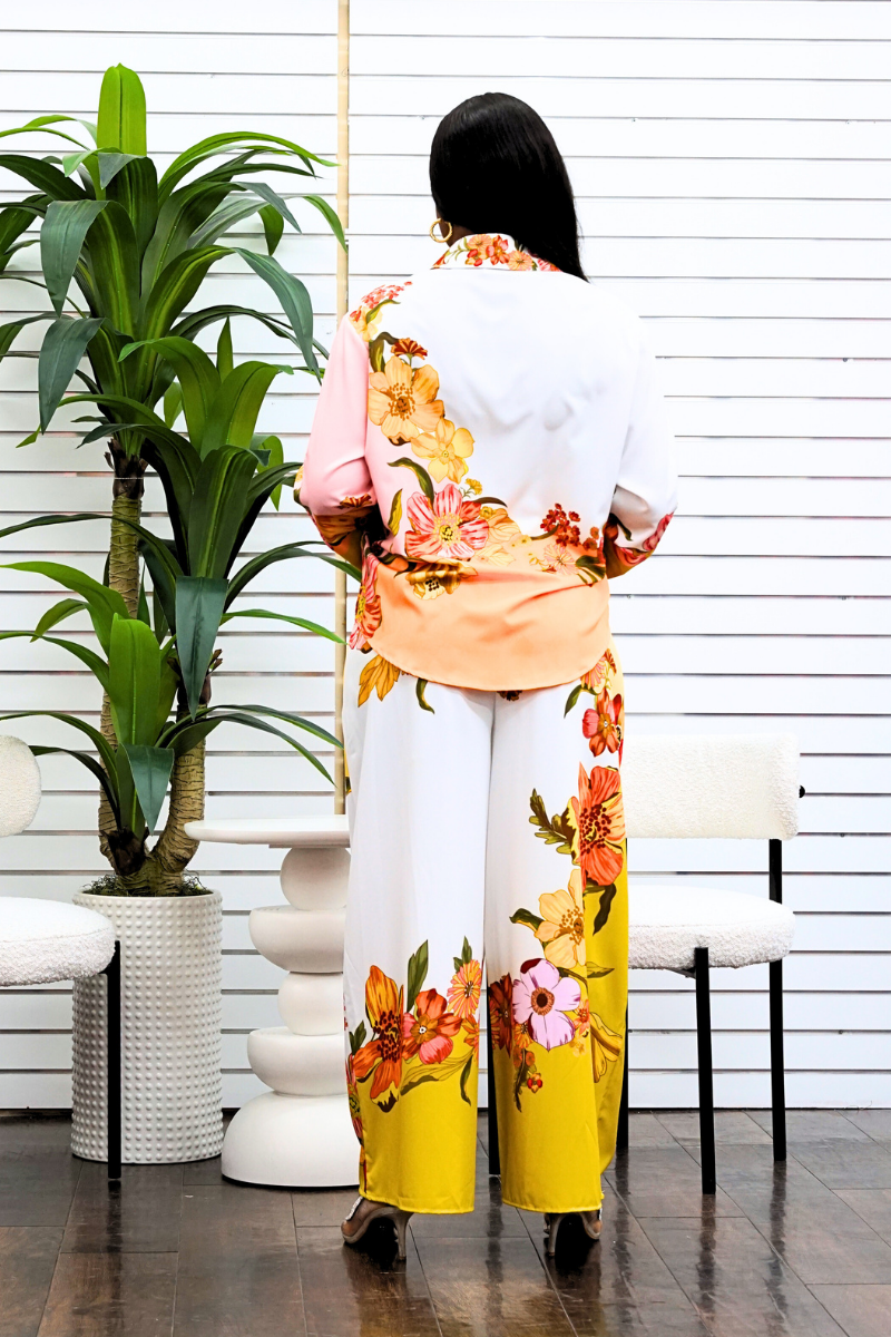 Willow 2Pcs Floral Trouser Set