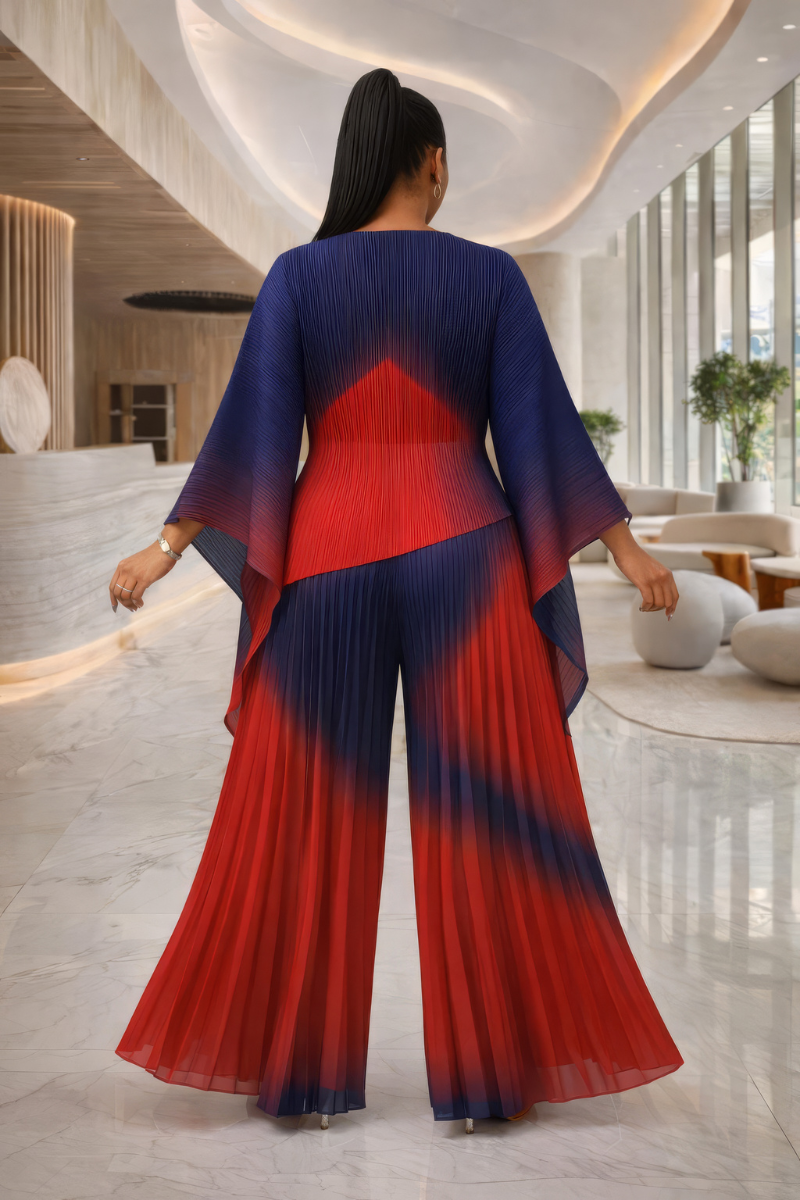 Liana Ombre Pant Set - Blue