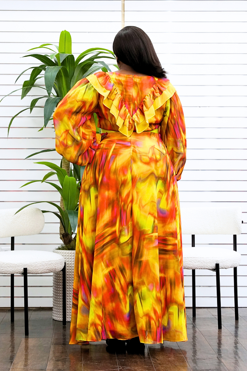 Valeria Belted Maxi Dress