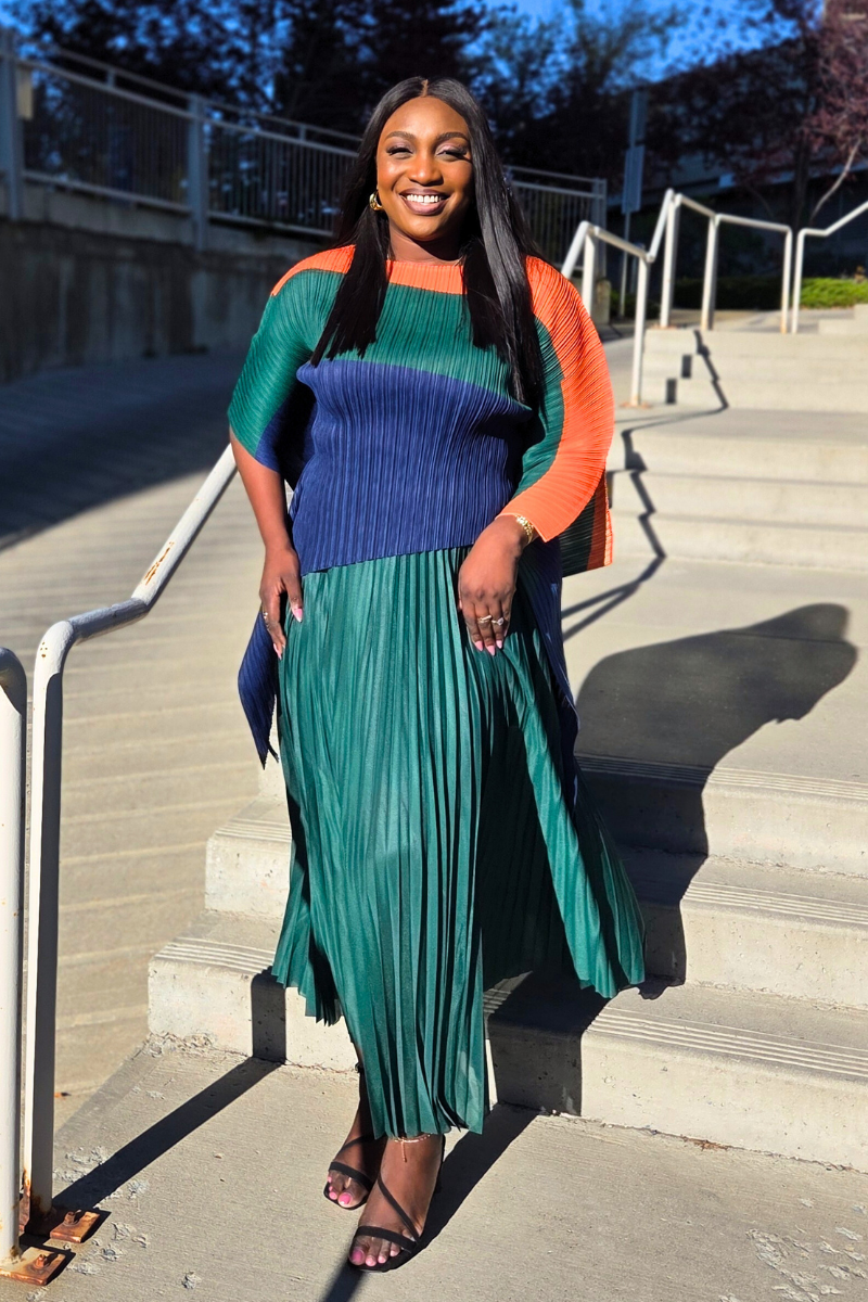 Liana Ombre Skirt Set