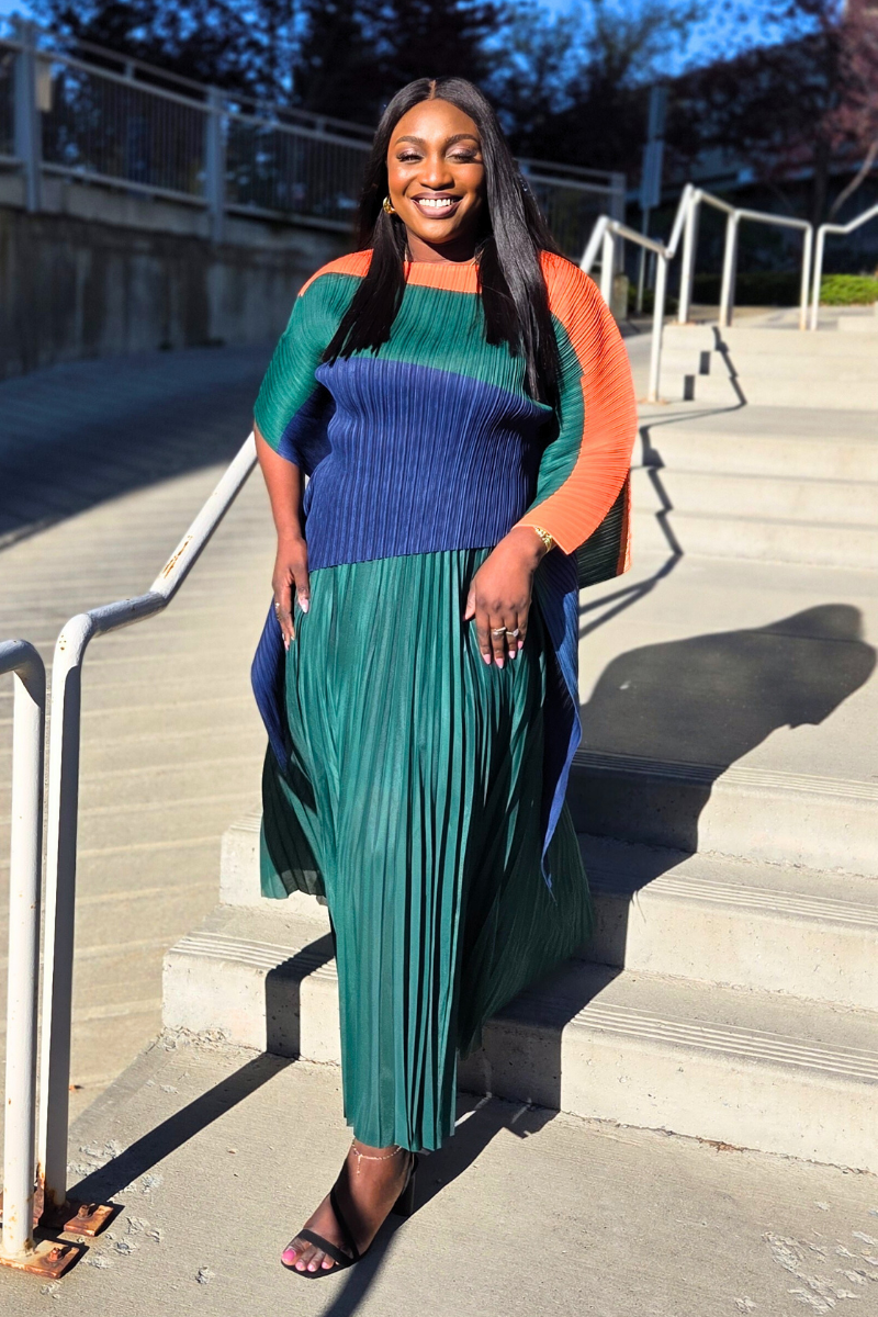 Liana Ombre Skirt Set