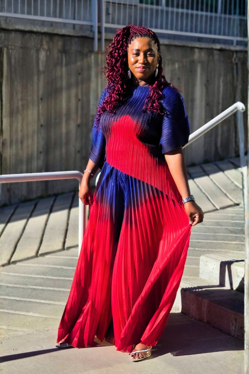 Liana Ombre Pant Set - Blue