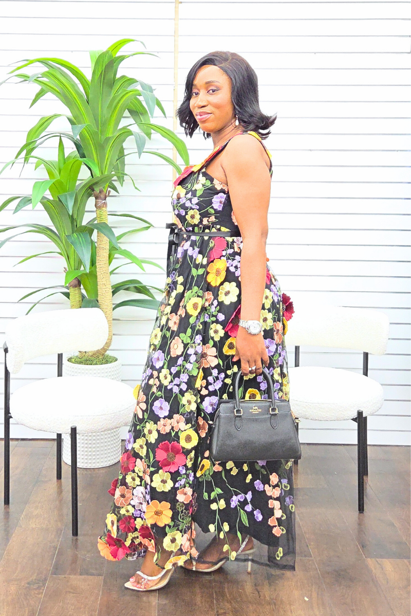 Merry Bloom Maxi Dress