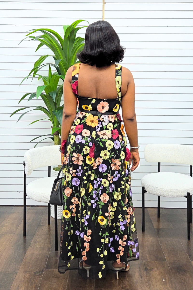 Merry Bloom Maxi Dress