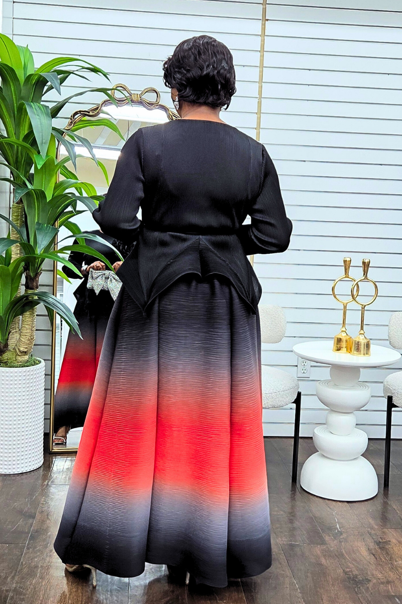 Aurora Ombre Skirt Set