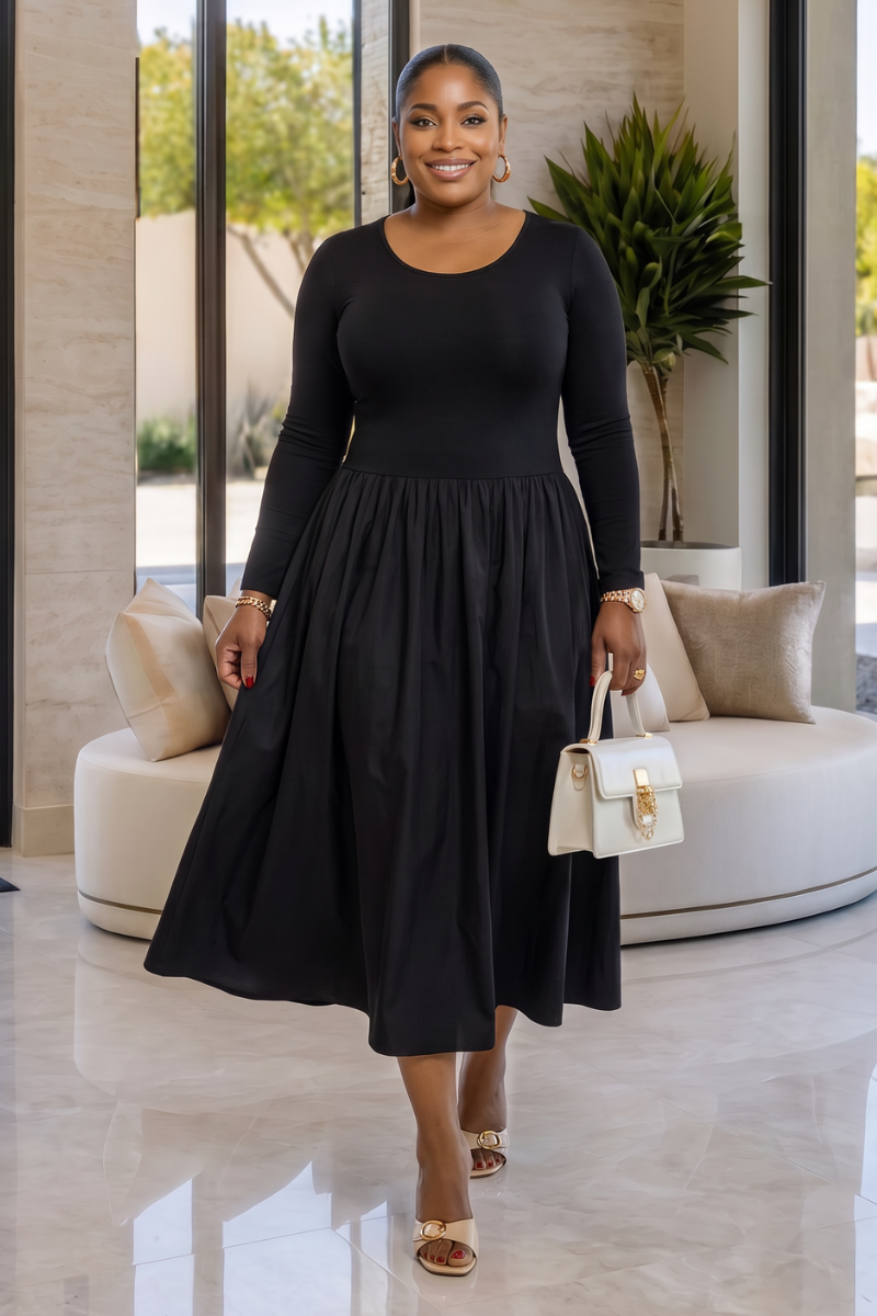 Maude Maxi Dress - Black