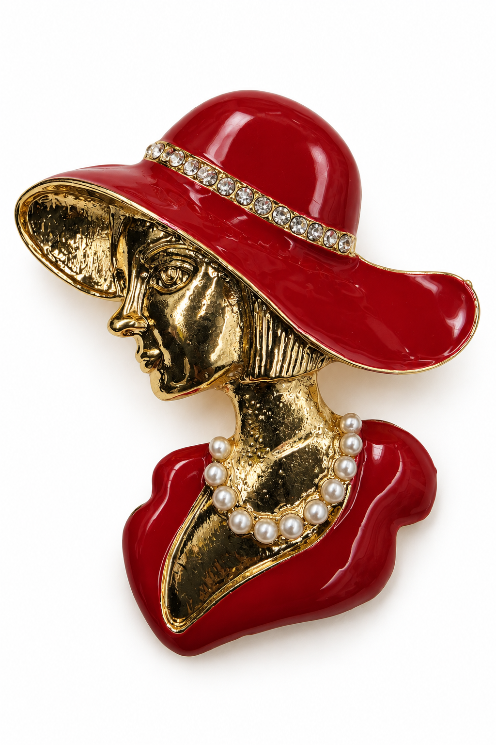 The Red Duchess Brooch