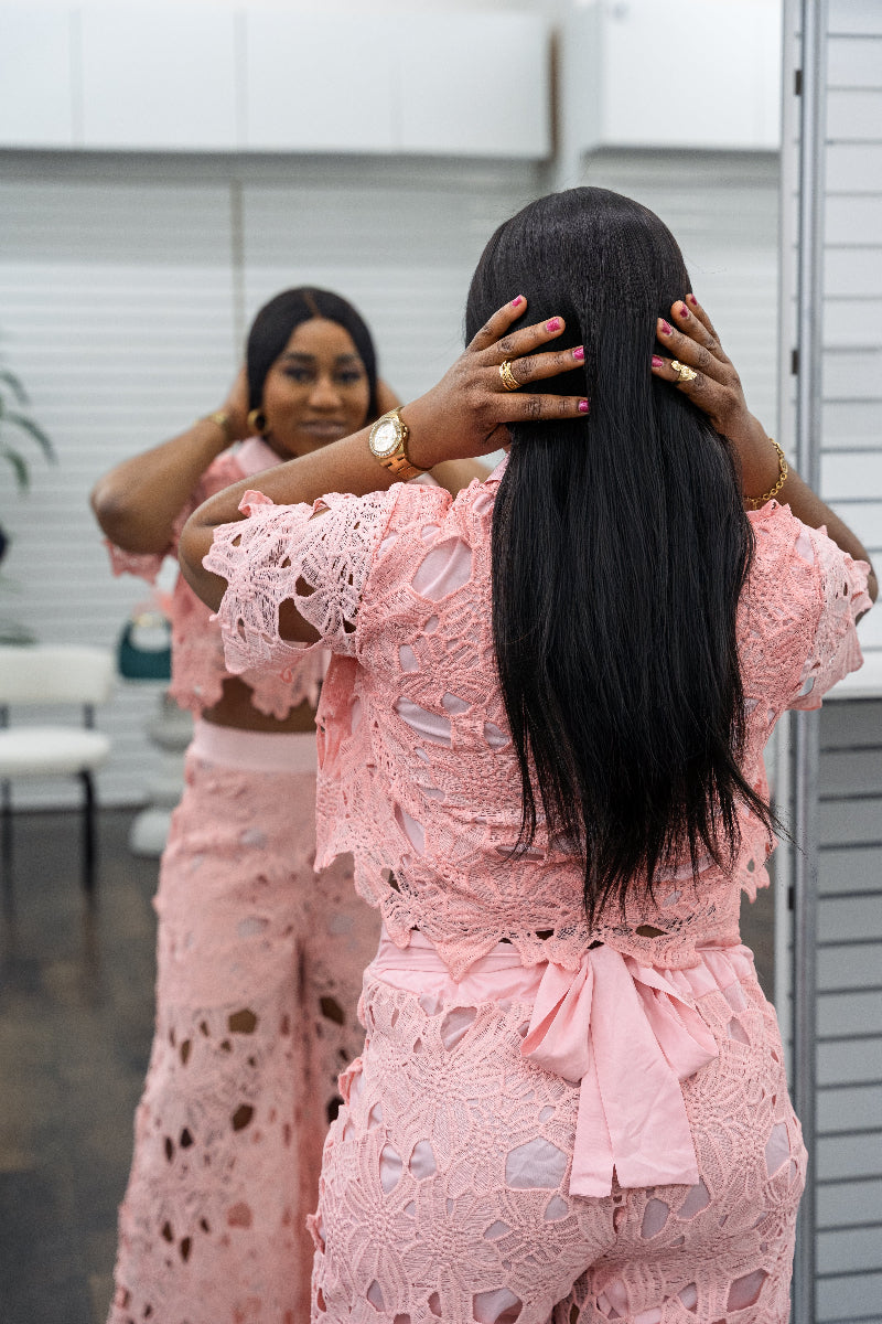 Lami Lace Shirt & Pant Set