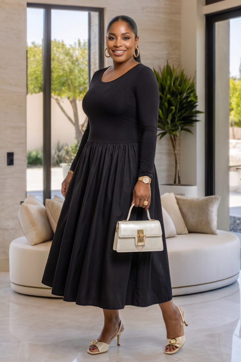 Maude Maxi Dress - Black