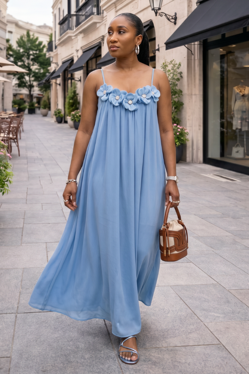 Zinnia Linen Dress