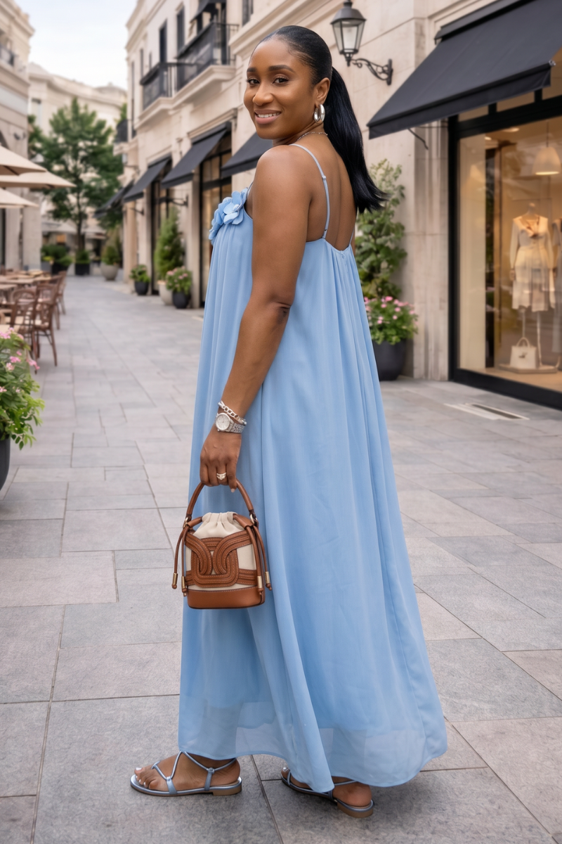 Zinnia Linen Dress