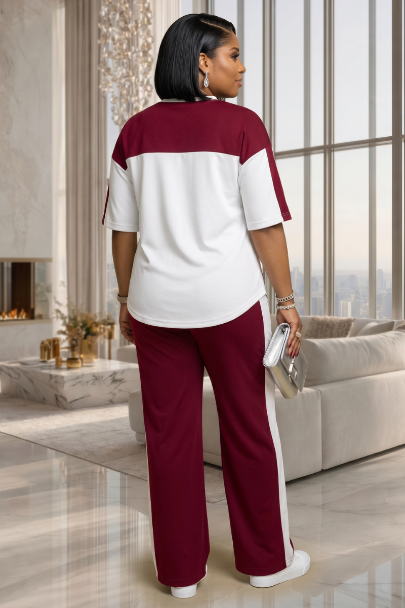 Vickie 2pc Set - Red