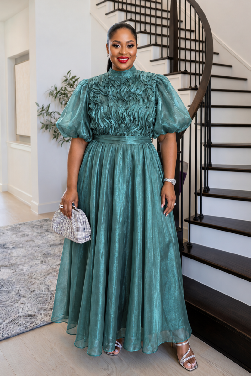 Violetta Dress - Teal