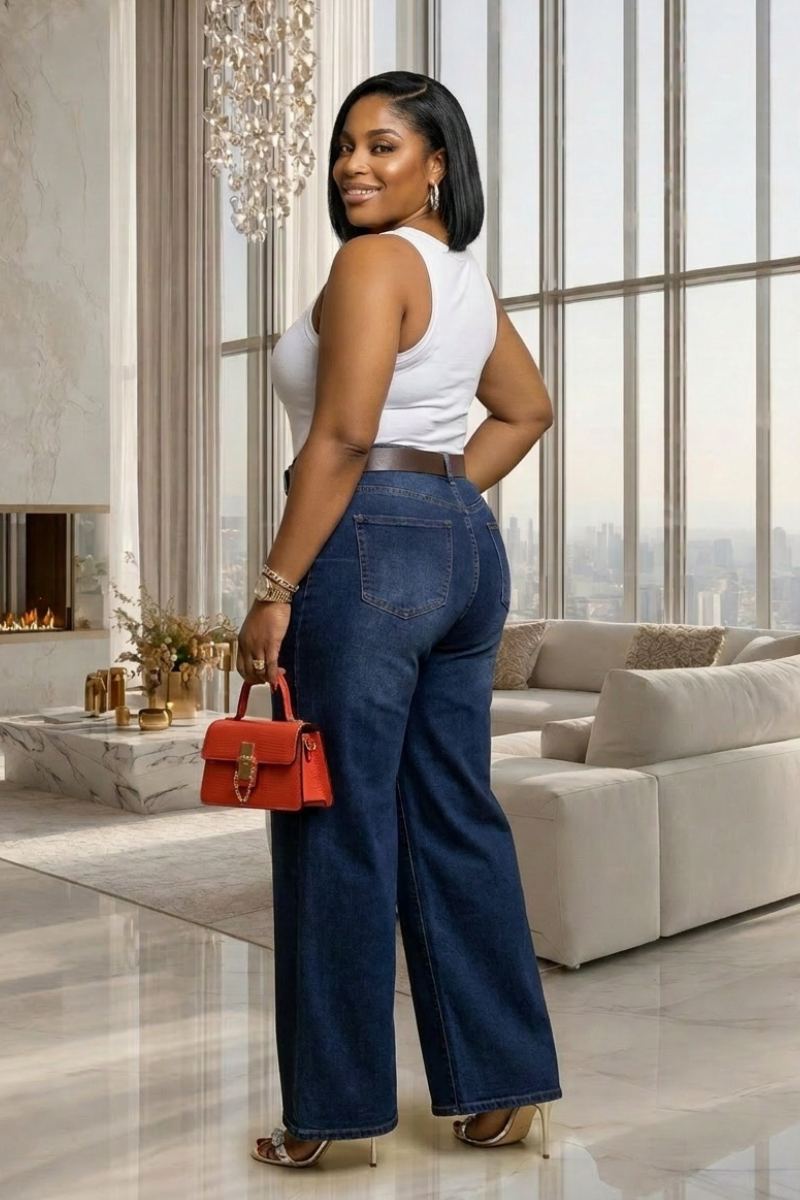 Sierra Jeans mit Gürtel