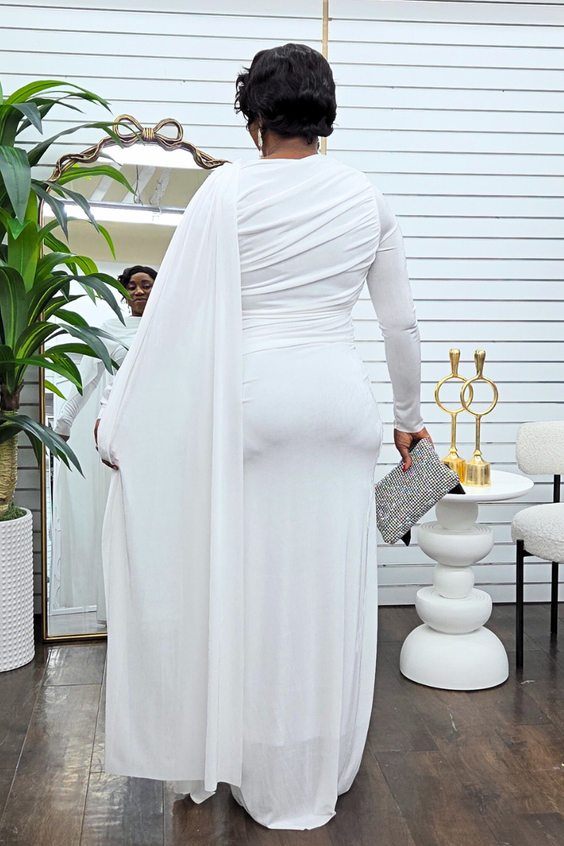 Soraya Regal Dress - White