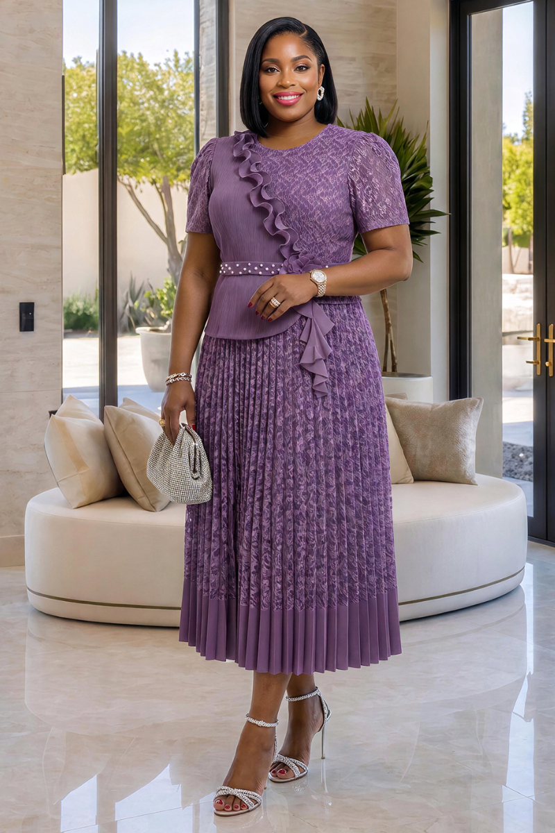 Cirelle Pleated Dress