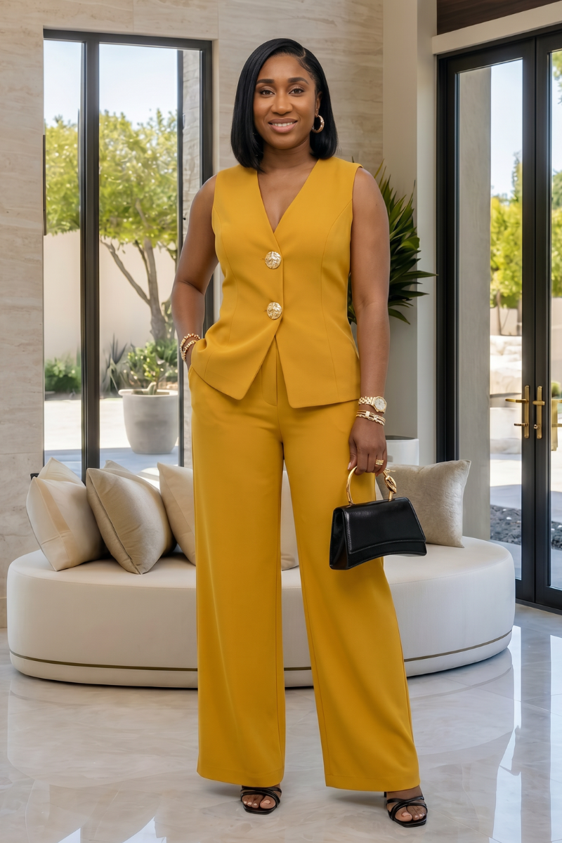 Ensemble gilet et pantalon Veda
