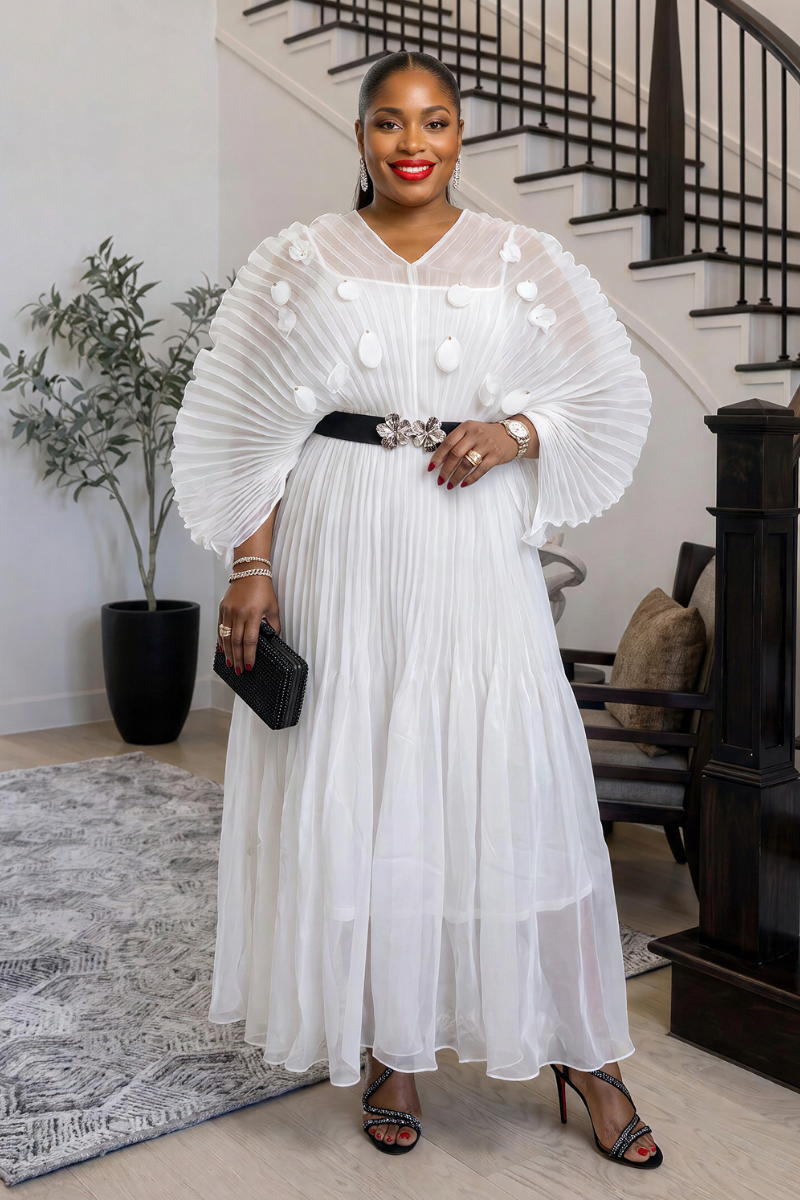 Elvarose Dress - White